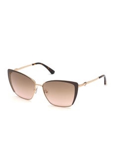 GUESS نظارة شمسية مربعة للنساء للحماية من الأشعة فوق البنفسجية - GU774348G59 - مقاس العدسة 59 ملم  - Image 1
