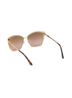 GUESS نظارة شمسية مربعة للنساء للحماية من الأشعة فوق البنفسجية - GU774348G59 - مقاس العدسة 59 ملم  - Image 3