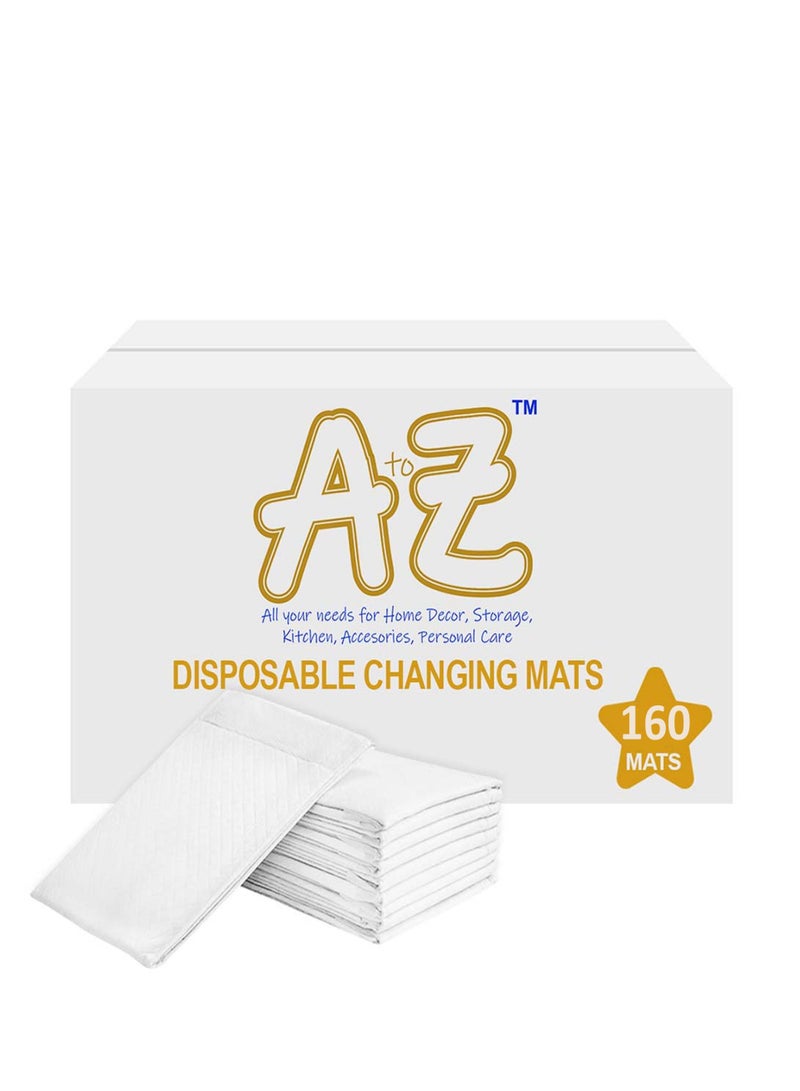A To Z - Disposable Changing mats (45x60cm) Large, Pack Of 160 - White - Image 1