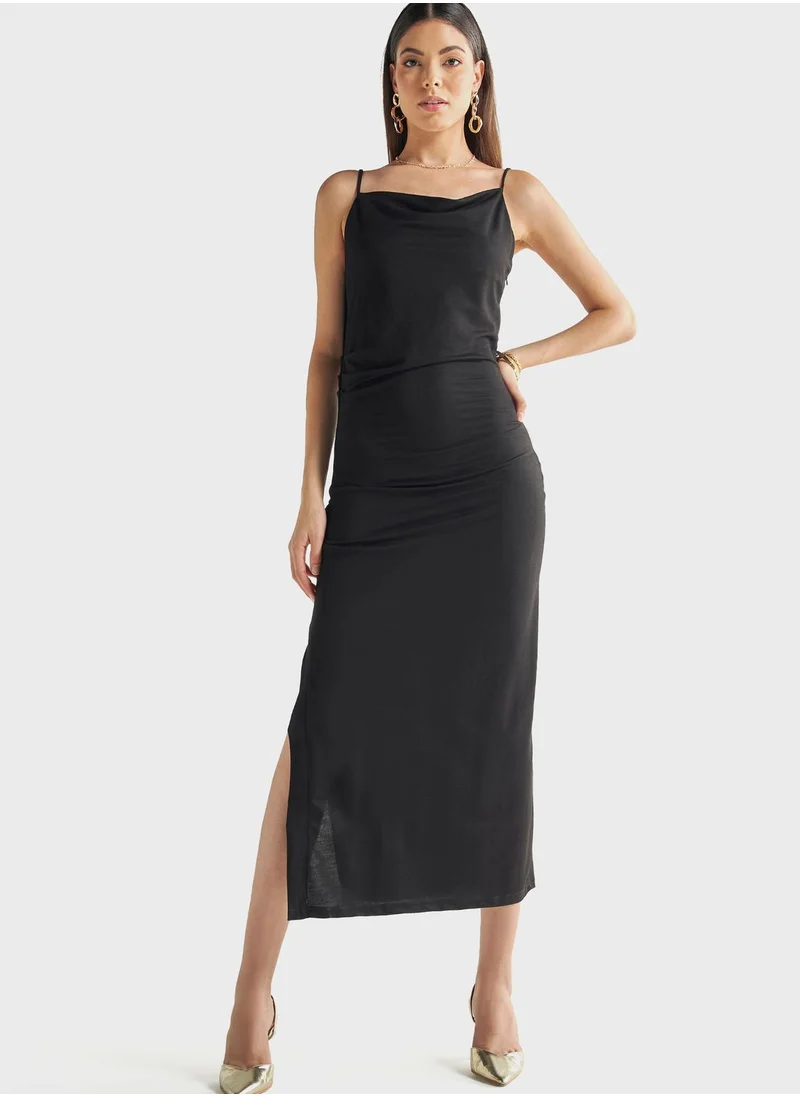 FAV Side Slit Strappy Dress