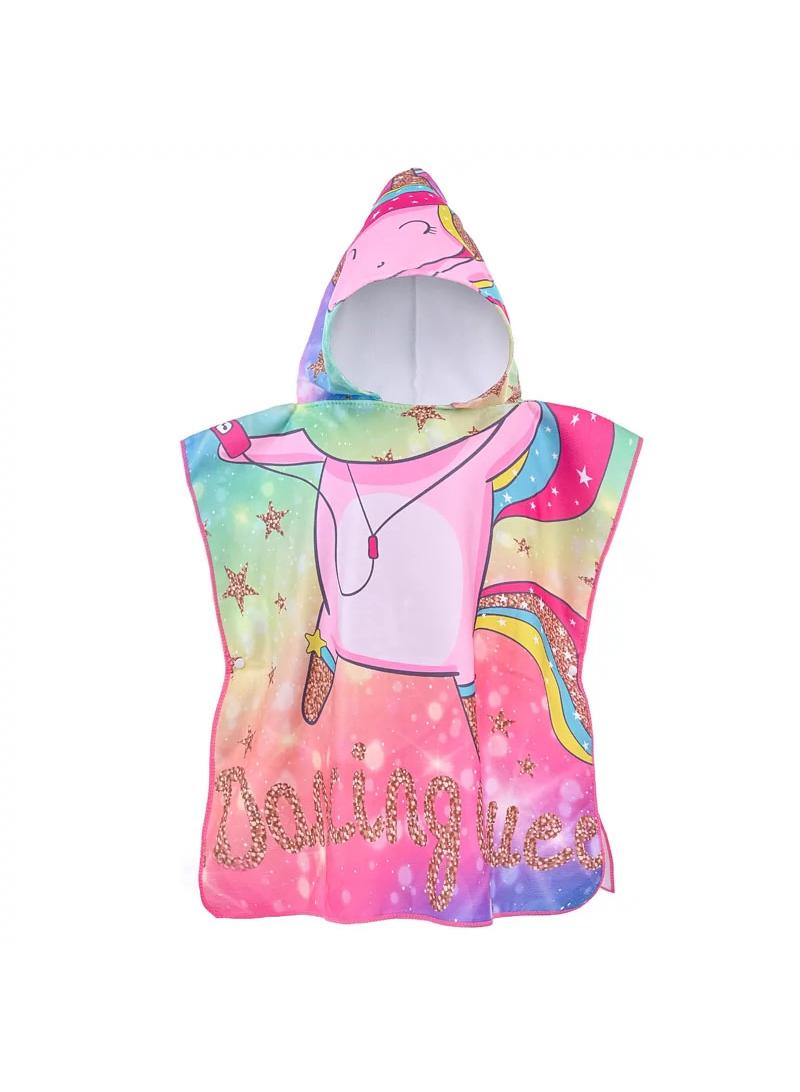 Y&D 60*120cm Printed Quick Drying Hooded Soft Bath Towel - Image 1