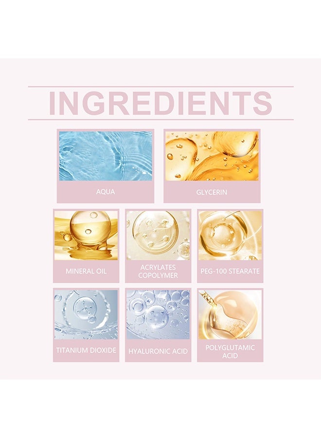 Hoygi Sun Glow Sheer Setting Mist 75ml, Sunglaze Sheer Setting Mist Sunscreen Spf 50, Broad Spectrum Shimmering Body Oil Mist, Hydrating Makeup-Friendly Glow Spray for Face & Body, Water-Resistant & Fast-Absorbing - Image 3