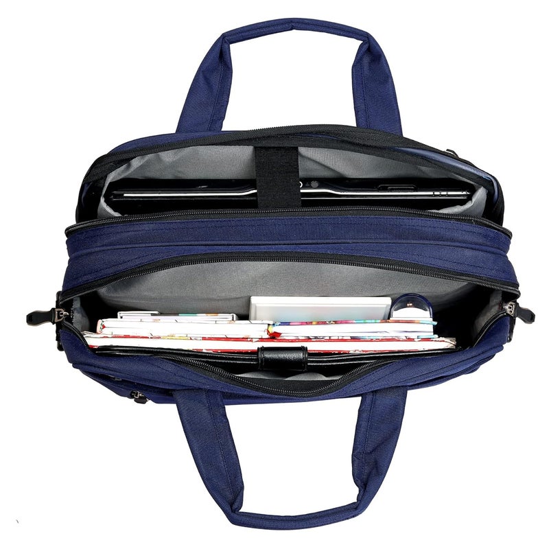 ROZEN حقيبة لابتوب 15.6 بوصة (39.6 سم) حقيبة كتف مهنية للسفر للأعمال للرجال والنساء حقيبة رسائل مقاومة للماء حقائب تنفيذية رسمية - Image 3