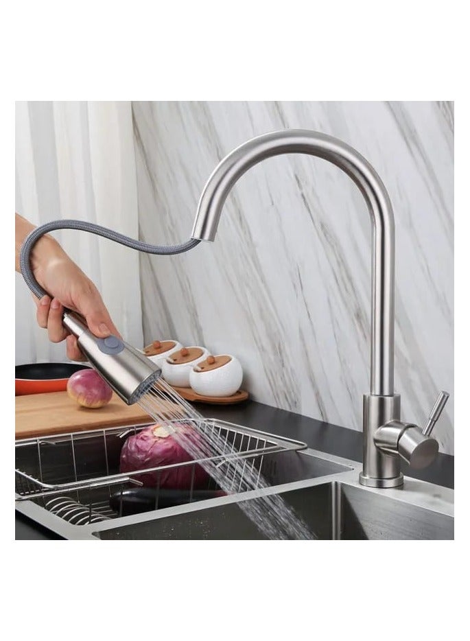 PRIMO PLUS 2 Spraying Mode Sink Faucet Silver - Image 3