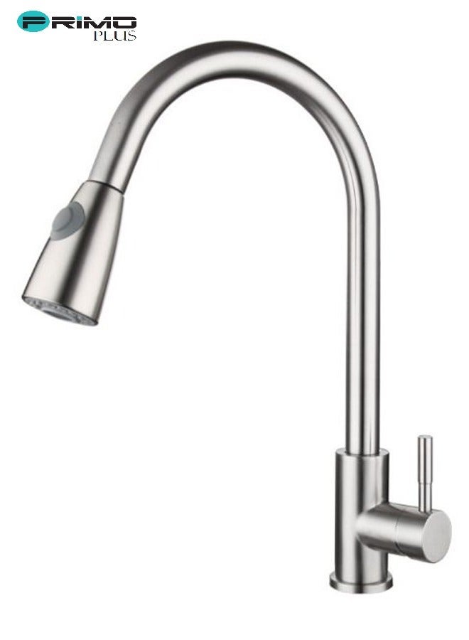 PRIMO PLUS 2 Spraying Mode Sink Faucet Silver - Image 1