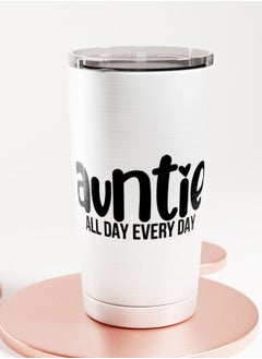 LIT Alumunium Tumbler All day Quote Hot and Cold Tumbler Funny relations quote Cool Aunt Gift  - Image 2