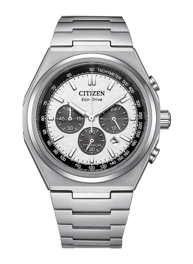 CITIZEN Zenshin Chronograph Eco-Drive Titanium Men's Watch