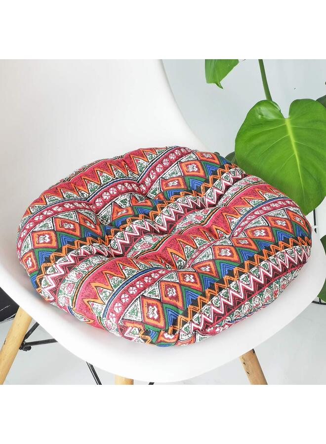 Bohemian Soft Chair Pad Garden Patio Home Kitchen Office Seat Cushion Diameter 22" - Image 1