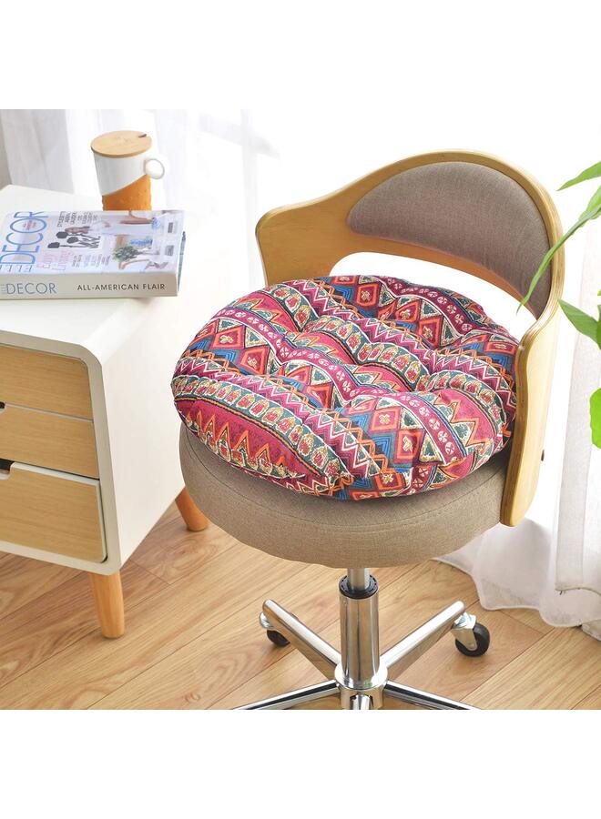 Bohemian Soft Chair Pad Garden Patio Home Kitchen Office Seat Cushion Diameter 22" - Image 2