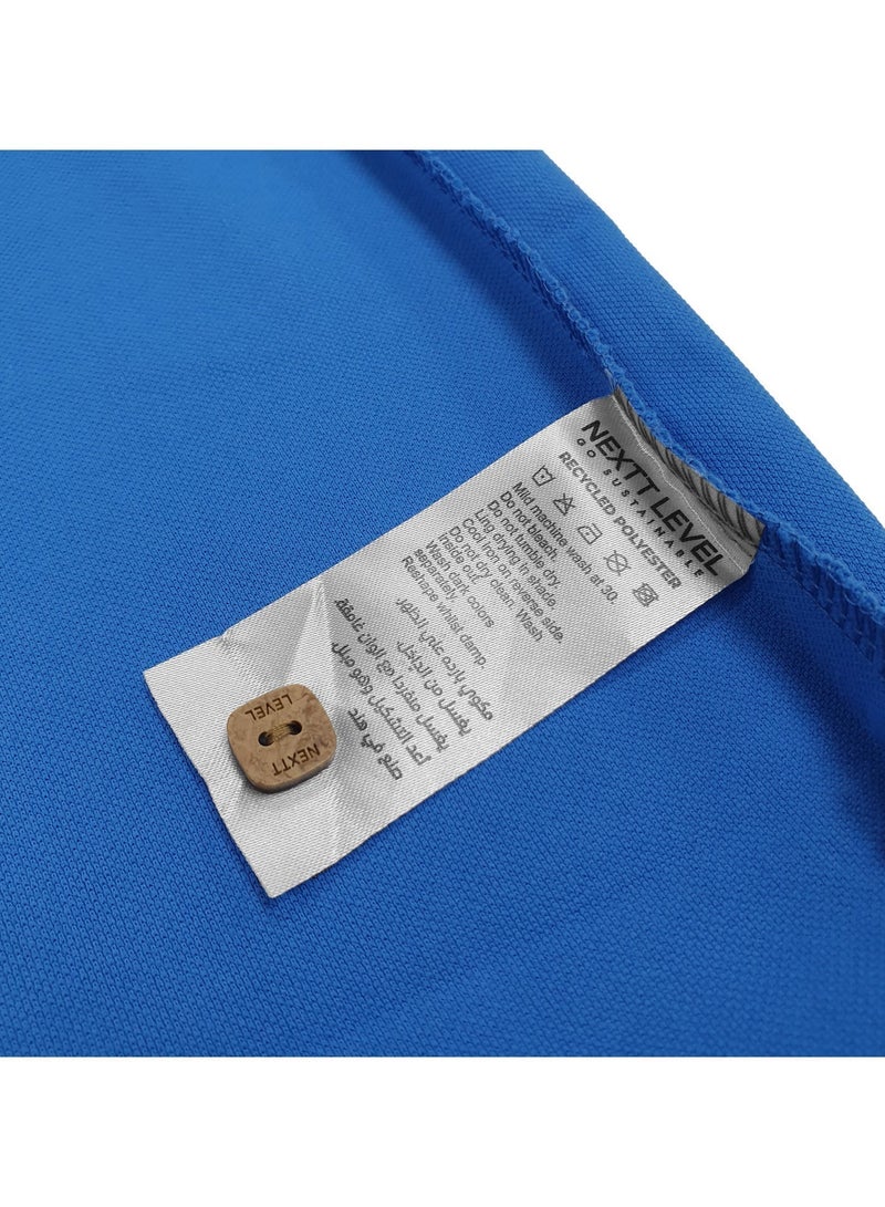 Nextt Level Royal Blue Polo T-Shirts Luxuriously Soft Eco-Friendly Fashion Sustainable Style and Supreme Comfort - Image 3