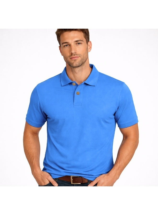 Nextt Level Royal Blue Polo T-Shirts Luxuriously Soft Eco-Friendly Fashion Sustainable Style and Supreme Comfort - Image 1