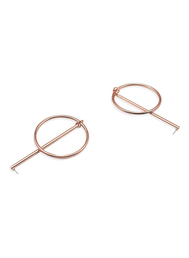 AIWANTO Alissa Drop Circle Earrings - Image 1