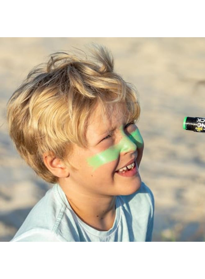 Sun Zapper Zinc Oxide Sunscreen Stick Green SPF 50 Water Resistant for Face Body Adults Kids 042 Oz 12g Broad Spectrum Sun Block Made in Australia - Image 4