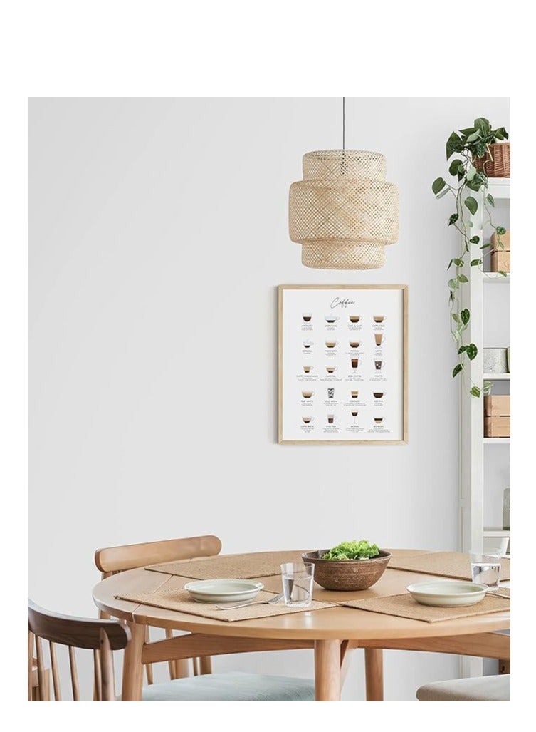 مؤسسة فكرة اليوم طباعة فنية للقهوة وديكور المقهى من Today Idea، مقاس 12 × 16 (قهوة) - Image 4