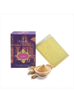 khadi veda Ubtan Premium Bathing Soap Bar For Youthful Radiance 100Gm  - Image 1