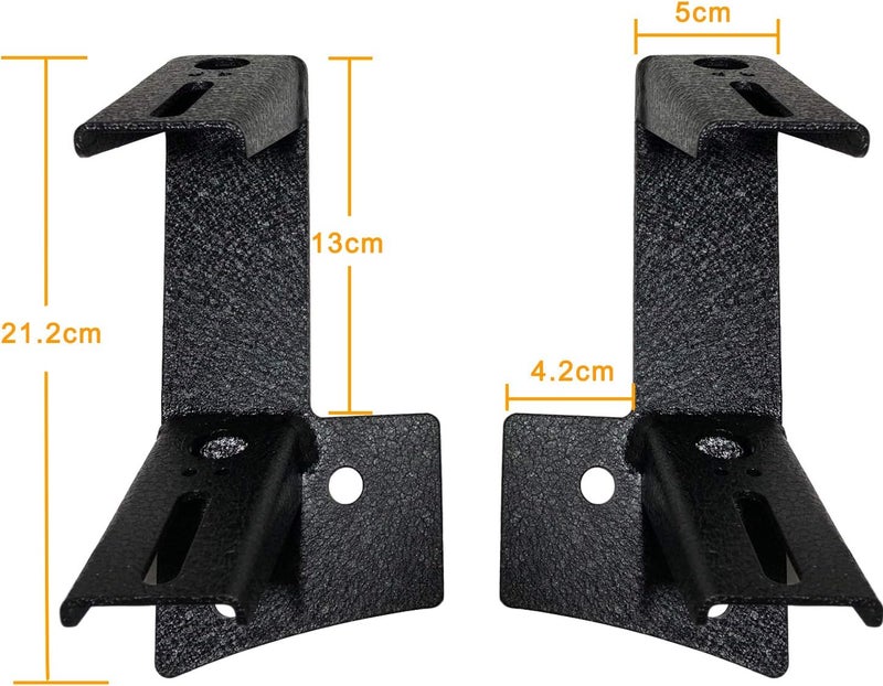 MOTLTECH Dual A-Pillar Light Mounts for Jeep Wrangler - Image 2