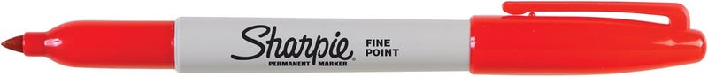 Sharpie Permanent Markers, Fine Tip, Red, 36 Count - Marks on Paper, Plastic, Metal, Wood, Perfect for Drawing, Coloring, Posters, Home, Office Supplies - Image 3