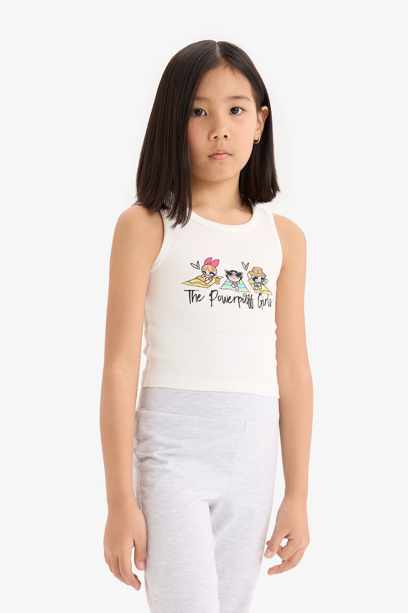 DeFacto Girl Slim Fit PowerPuff Girls Licensed Ribana Tank Top  - Image 3