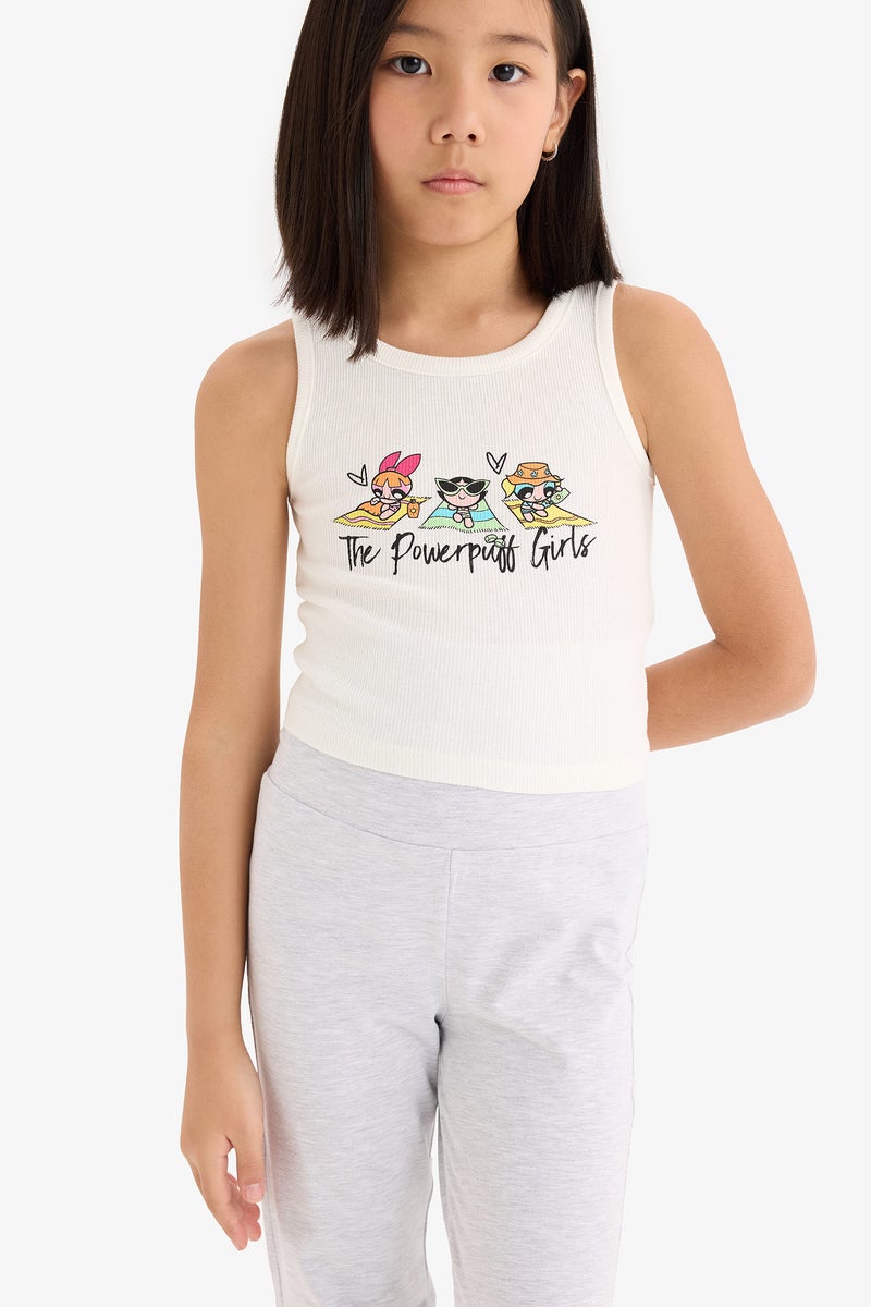 DeFacto Girl Slim Fit PowerPuff Girls Licensed Ribana Tank Top  - Image 4