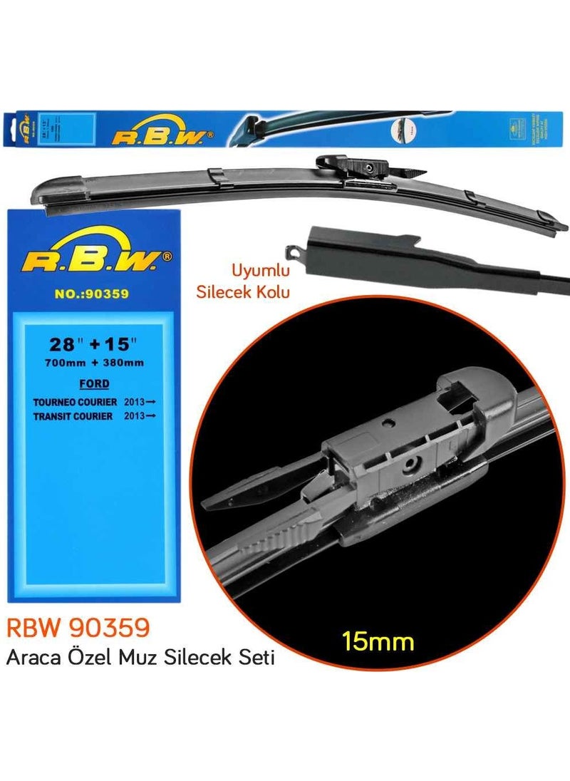RBW 90359 فورد ترانزيت كوير 2013- مجموعة مساحات أمامية  - Image 3