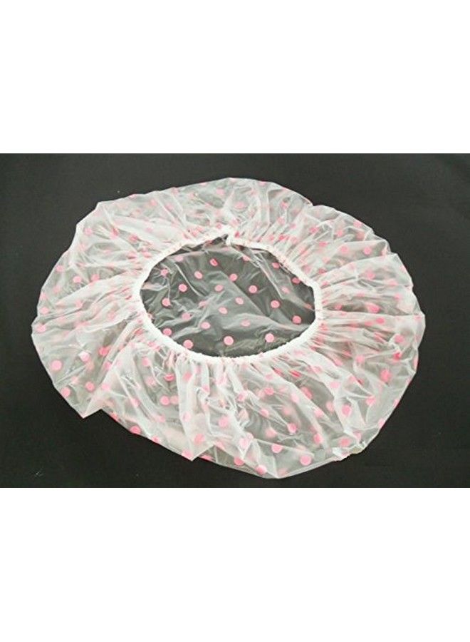 Genetic Set Of 2 High Quality Durable Soft Cute Waterproof Elastic Bath Shower Caps For Salon Spa Hair Treatment Conditioning - Image 3