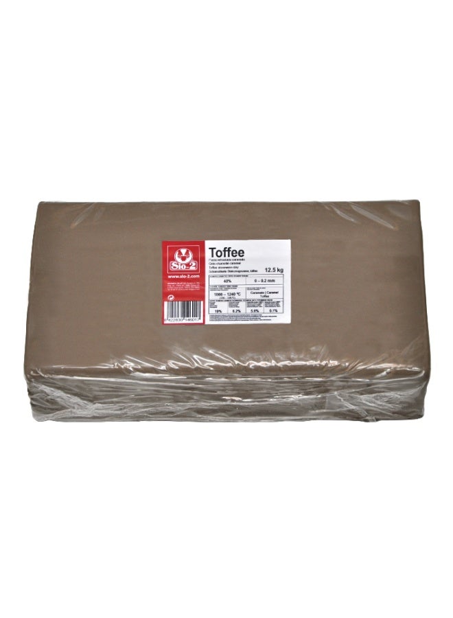 Sio Natural pottery clay toffee color 12.5 kg - Image 1