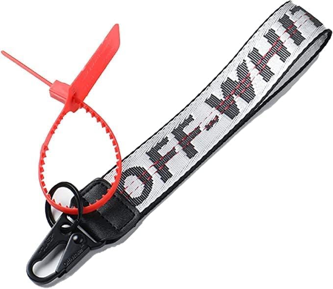Importados unknown Keychain WHITE Lanyard White for Keys can Hang KeyWalletJeans Decoration cute lanyard nice off - Image 1