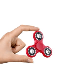 Premsons Premsons® Hand Spinner Desk Toy - High Speed Smooth Finger Spin Sensory Fidget Stress Relief Game Play for Kids & Adults - Birthday Party Gift - Combo - Red + Black Bearing  - Image 2