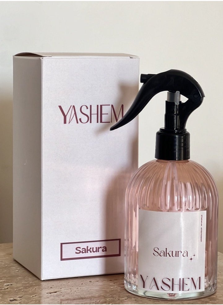 yashem - Sakura Multi-Use Spray 250ml – Morning Freshness with Japanese Cherry Blossom - Image 1