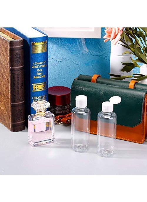 DIY Crafts DIY Crafts 60 Botles Funnel ClearTransparent 200ml Transparent Plastic Air Flight Travel Bottle Transparent Plastic Air Flight Travel Bottle Set 60 Botles Funnel ClearTransparent  - Image 2