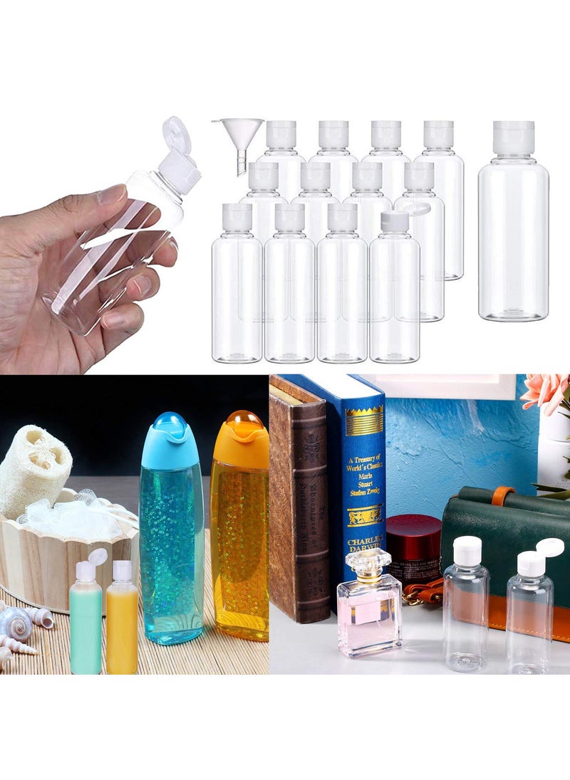 DIY Crafts DIY Crafts 60 Botles Funnel ClearTransparent 200ml Transparent Plastic Air Flight Travel Bottle Transparent Plastic Air Flight Travel Bottle Set 60 Botles Funnel ClearTransparent  - Image 5