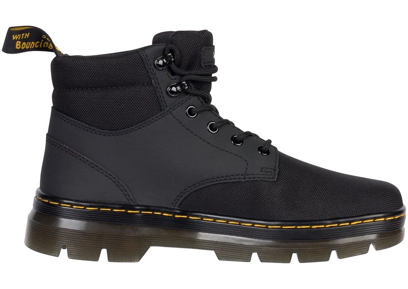 Dr Martens Dr. Martens, Unisex Rakim 6 Tie Boot, Black Extra Tough 50/50+Ajax, 12 US Women/11 US Men - Image 3