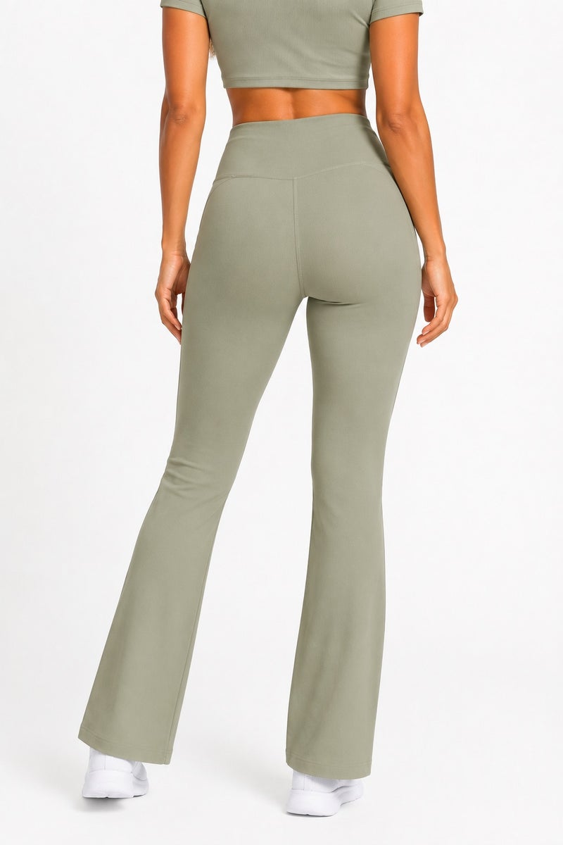 Moveletix Women's Summer Training Leggings Green Luxe Soft - Image 3