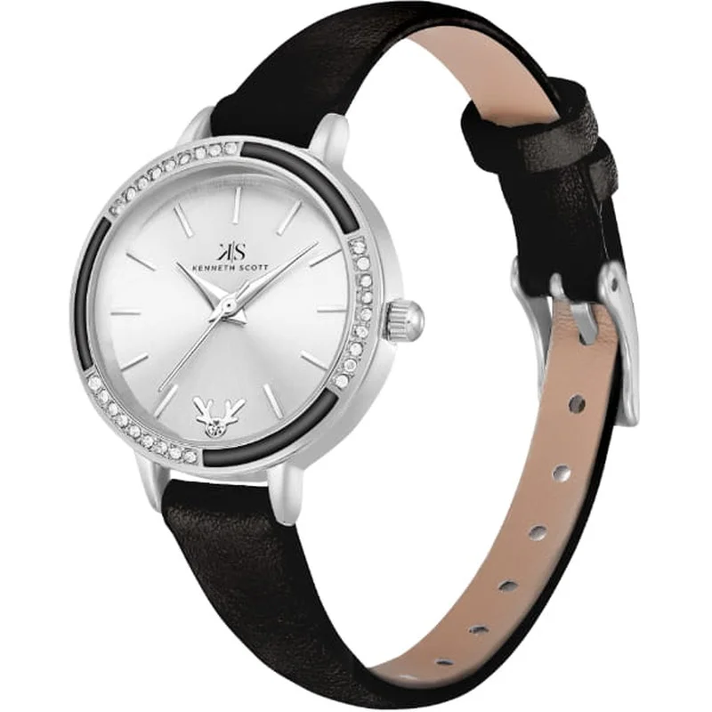 KENNETH SCOTT Women's Polyurethane Analog Watch K23511-SLBS - 28 mm