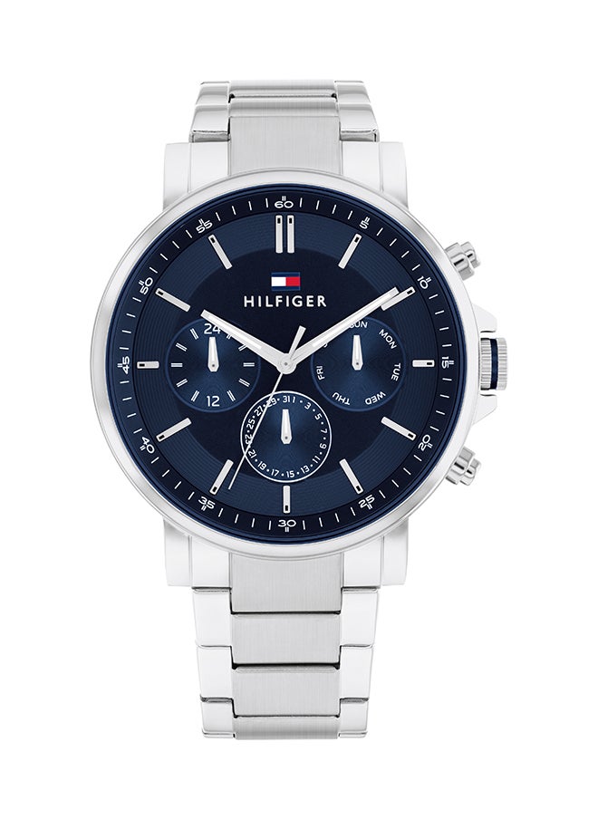 TOMMY HILFIGER ساعة يد رجالية بعقارب دائرية الشكل من الستانلس ستيل 1710588 - 44 ملم  - Image 1