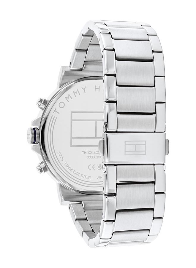 TOMMY HILFIGER ساعة يد رجالية بعقارب دائرية الشكل من الستانلس ستيل 1710588 - 44 ملم  - Image 3