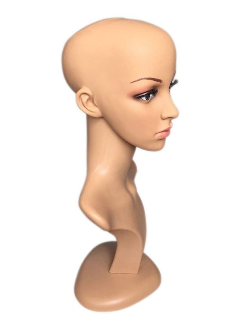 Estelle Female Mannequin Head Model Stand Mannequin Manikin Wig Glasses Hat Display Hold - Image 3