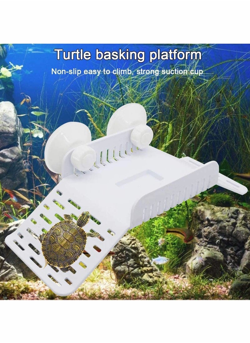 Generic - Turtle Basking Floating Platform, Turtles Climbing Dock Crawling Rest Island Aquarium Fish Tank Decor for Small Reptile Tortoise Frog Newt Terrapin - Image 1