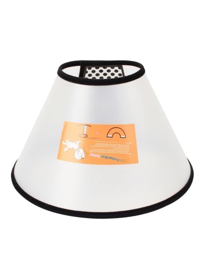 NIBEMINENT Anti-Biting Grooming Protective Wound Healing Cone Collar Cover Clear/Black - Image 3