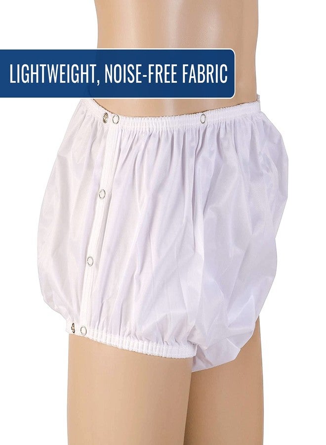 DMI MABIS Waterproof Incontinence Underwear for Disabled, Elderly, Handicapped, Potty Training, Pregnancy or Postpartum, Snap On, Large 38-44 Inches - Image 5