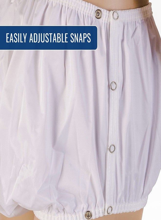 DMI MABIS Waterproof Incontinence Underwear for Disabled, Elderly, Handicapped, Potty Training, Pregnancy or Postpartum, Snap On, Large 38-44 Inches - Image 4
