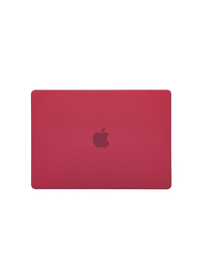 Arabest - Shockproof Construction and Scratch Resistant for Apple MacBook 13.3Air Clear Case Red - Image 1