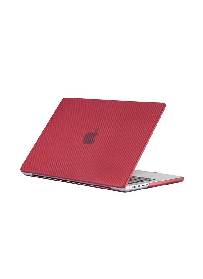 Arabest - Shockproof Construction and Scratch Resistant for Apple MacBook 13.3Air Clear Case Red - Image 1