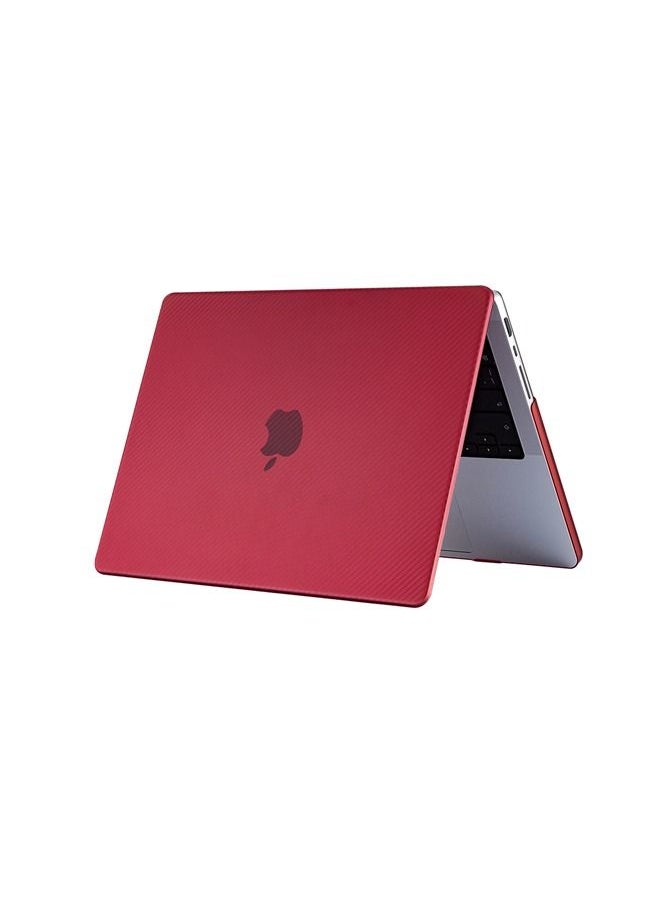 Arabest - Shockproof Construction and Scratch Resistant for Apple MacBook 13.3Air Clear Case Red - Image 1