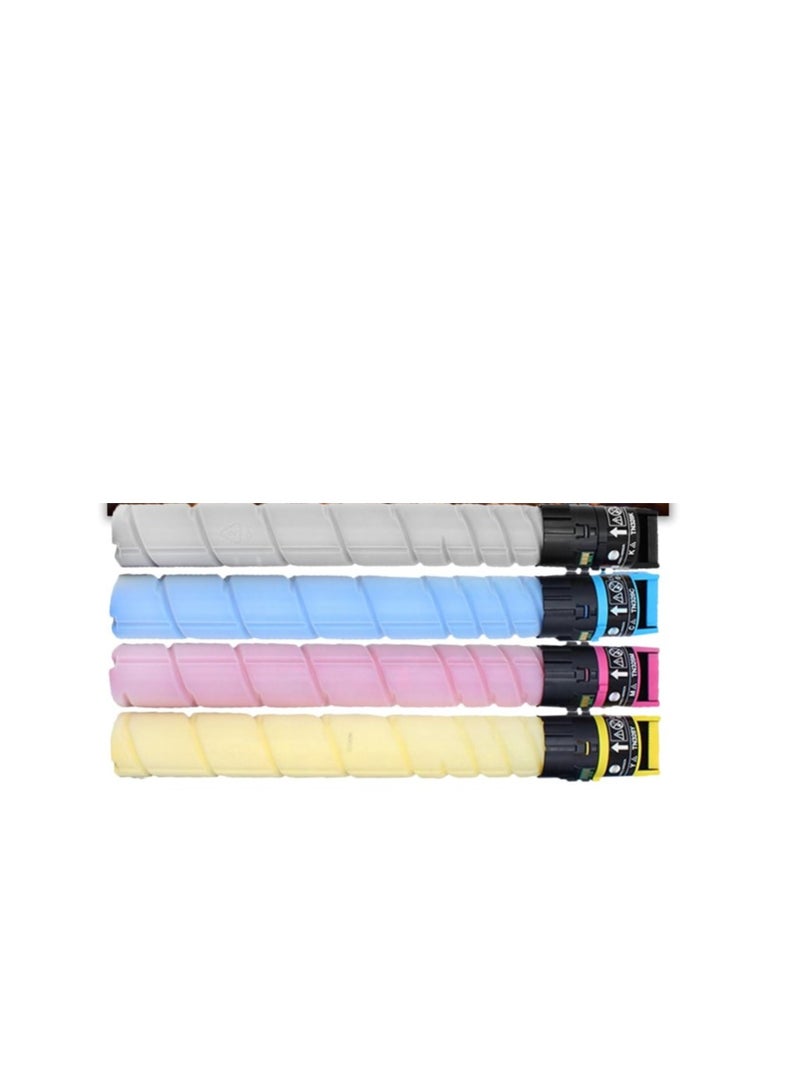 Terabyte TN220 Toner Cartridges Compatible for Konica Minolta TN220K TN220C TN220M TN220Y Toner for Bizhub C224 C224e C284 C284e C364 C364e C7822 C7828 Printers, 1 Set - Image 1