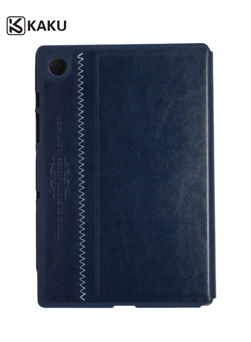 كاكو غطاء حماية جلدي متوافق مع جهاز Samsung Galaxy Tab A8 X200 / X205C أزرق - Image 5