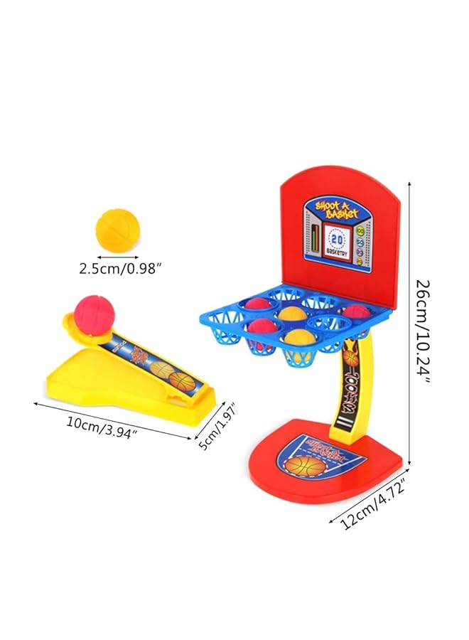 Toy Sports Mínís Table Toys Desktop Basketball Hoop Parent Child Interactive Game Gift For Children Kids - Image 3