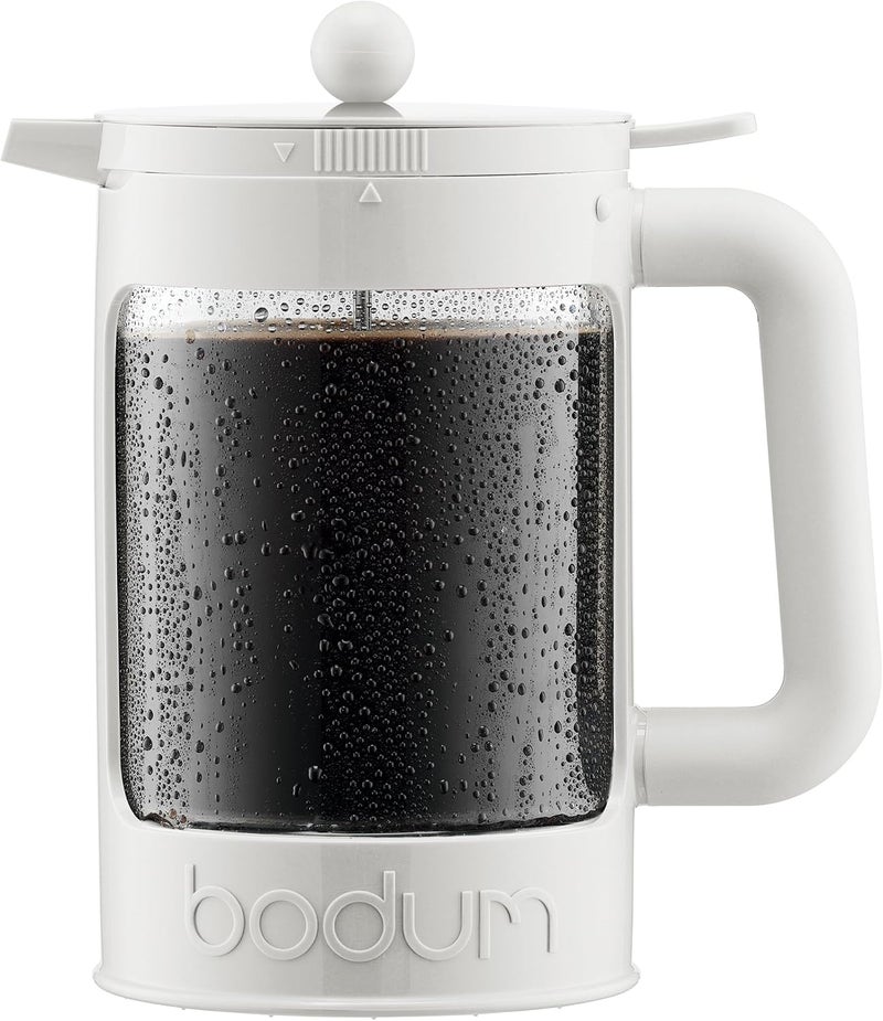 bodum 51oz Cold Brew Coffee Maker, White - Made in Portugal - Image 1