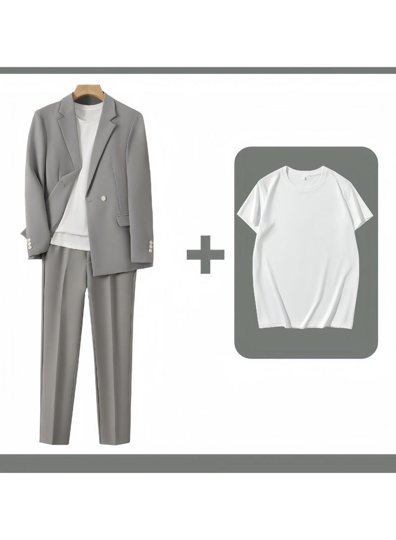 KUYING New Men's Casual Suit Set  - Image 1