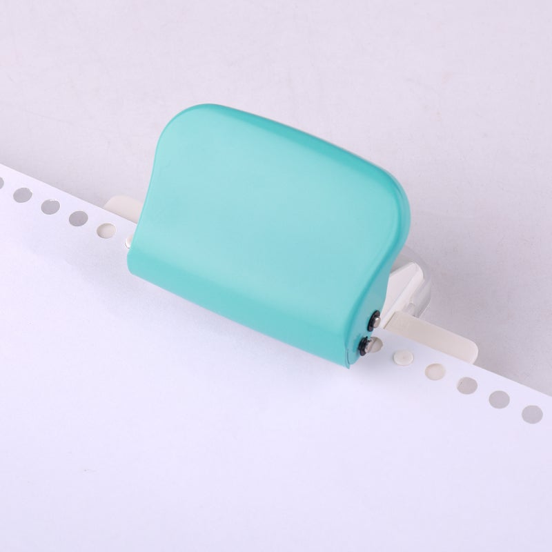 KW-trio 6-Hole Paper Punch Handheld Metal Hole Puncher 5 Sheet Capacity 6mm for A4 A5 B5 Notebook Scrapbook Diary Planner - Image 3